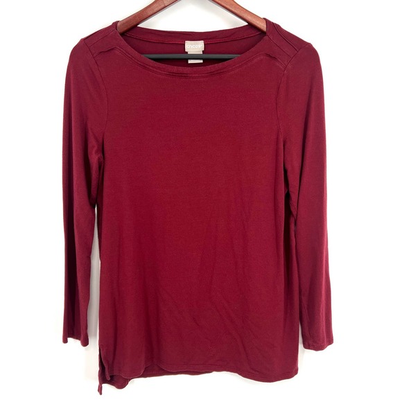 Chico's Tops - Chico's Size 0 or S Small Soft Long Sleeve Blouse Shirt Top Fall Winter Cozy